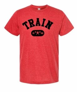 Elitefts™ Train Arch Premium T-Shirt -Goalrilla Shop train arch premium t red