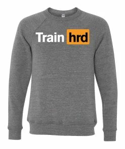 Elitefts Train Hard Crewneck Sweatshirt -Goalrilla Shop train hard crewneck grey 6