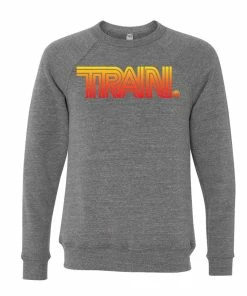 Elitefts Train Lines Crewneck Sweatshirt -Goalrilla Shop train lines crewneck grey 7