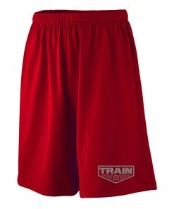 Elitefts Grey Train Shorts -Goalrilla Shop train shorts red 6