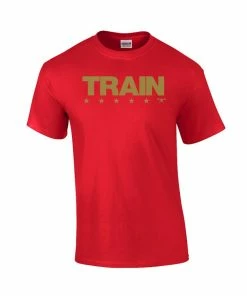 Elitefts™ Train Stars T-Shirt -Goalrilla Shop train stars tee red