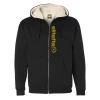 EliteFTS Tagline Vegas Gold Sherpa Lined Full Zip Hoodie -Goalrilla Shop vg tagline black sherpa zip hoodie 6