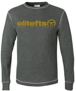EliteFTS Tagline Vegas Gold Thermal Long Sleeve Shirt 7 EliteFTS Tagline Vegas Gold Thermal Long Sleeve Shirt -Goalrilla Shop vg tagline grey thermal 7