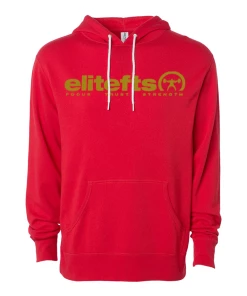 EliteFTS Tagline Vegas Gold Lightweight Hoodie 7 EliteFTS Tagline Vegas Gold Lightweight Hoodie -Goalrilla Shop vg tagline red hoodie 7
