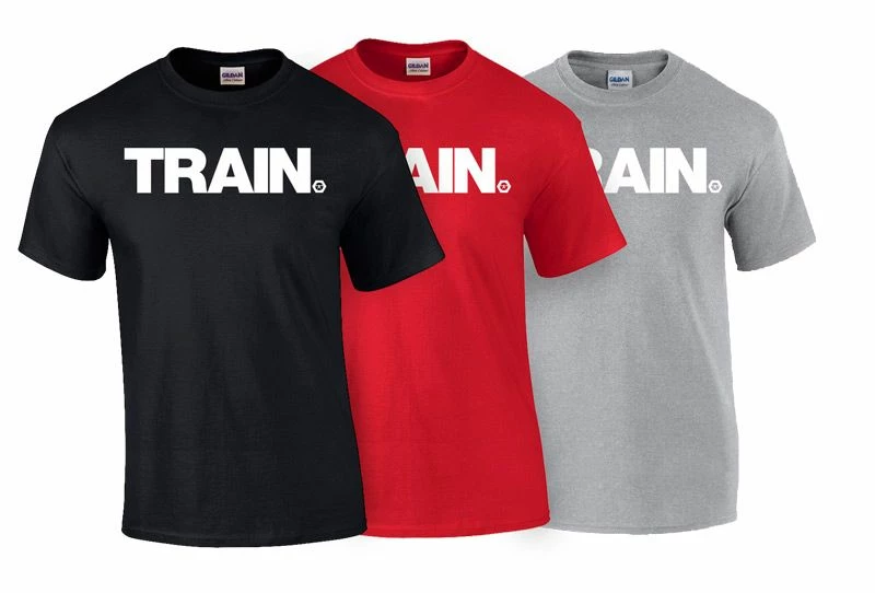 Elitefts™ Train White T-Shirt 3 Elitefts™ Train White T-Shirt