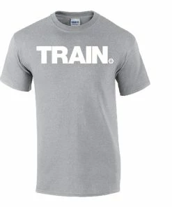 Elitefts™ Train White T-Shirt 10 Elitefts™ Train White T-Shirt -Goalrilla Shop white train gray
