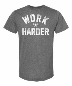 Elitefts™ Work Harder Premium T-Shirt -Goalrilla Shop work harder pre grey